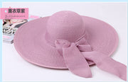 Foldable Big Bow Sun Hat