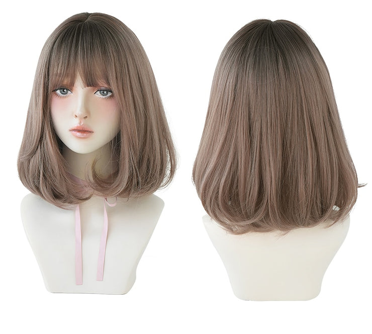 Synthetic Shoulder Length 14 Inch Wig