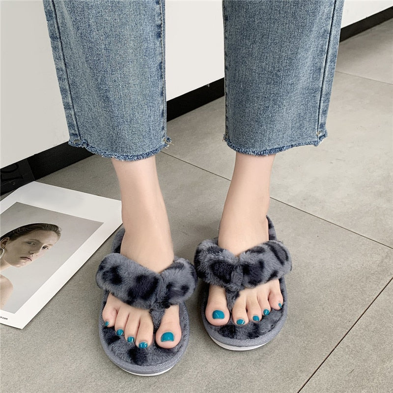 Faux Fur Slippers