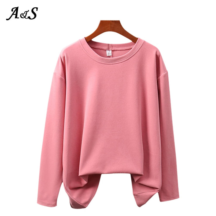 Basic Cotton Long Sleeve Sweater