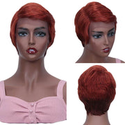 Rebecca Pixie Cut Human Hair Transparent Lace Front Wig