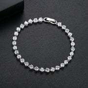 LUOTEEMI Shinning Tennis Bangle Bracelet