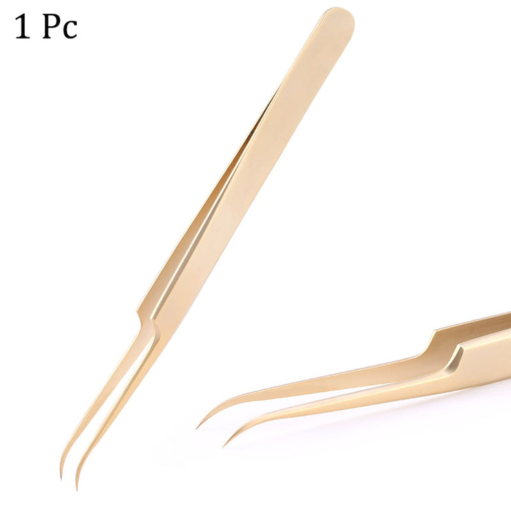 Stainless Steel Eyelashes Tweezers