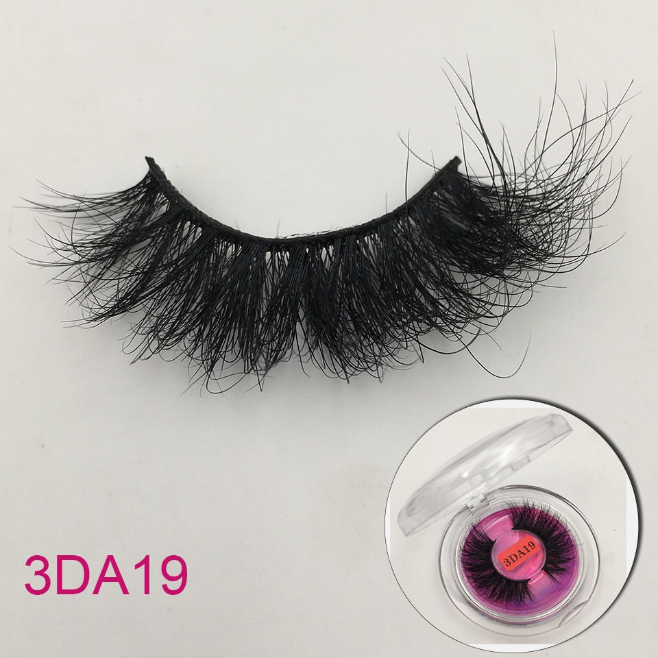 RED SIREN Mink 25mm Fluffy Messy 3D Long Lashes