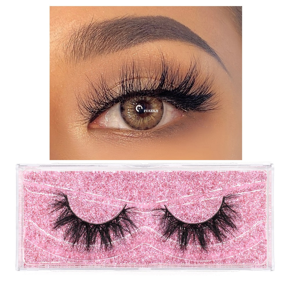 FOXESJI 3D Dramatic Mink Lashes