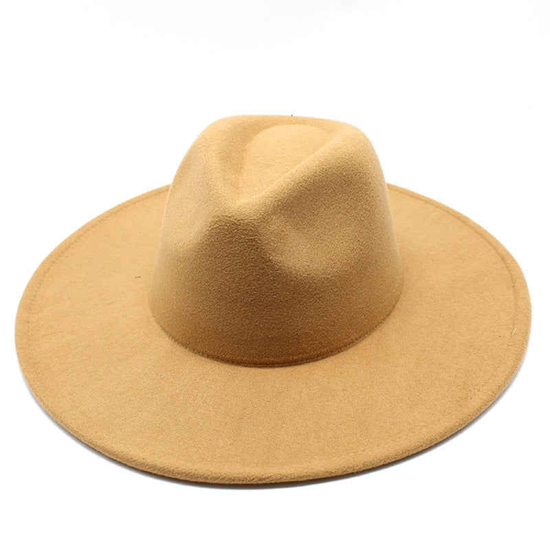 Wool Crushable Classical Wide Brim Fedora