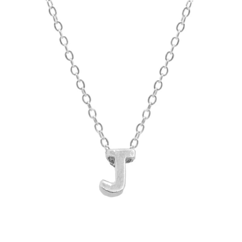 CANNER 100% Sterling Silver 26 Letter Necklaces