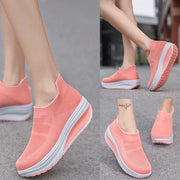 Thick Sole Vulcanized Slip-on Sneakers