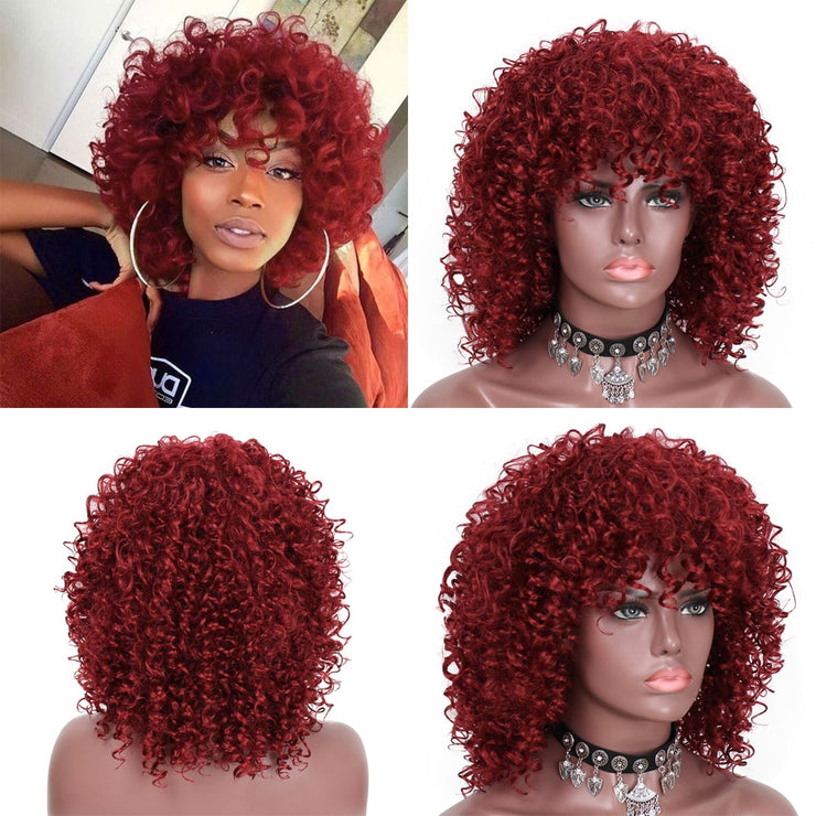 Short Synthetic Wigs for Black Women