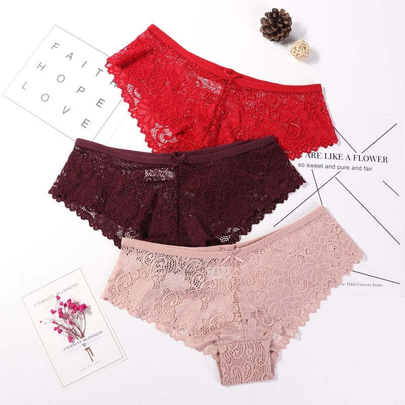 3pc Lace Panties