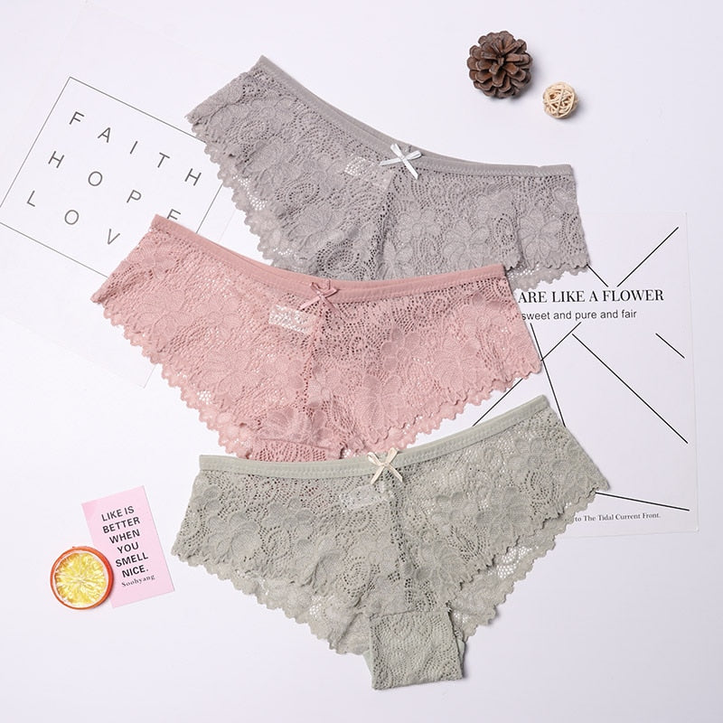 3pc Lace Panties