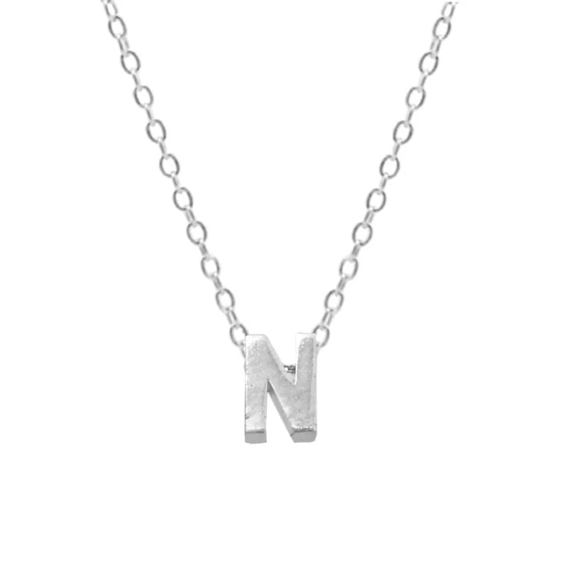 CANNER 100% Sterling Silver 26 Letter Necklaces