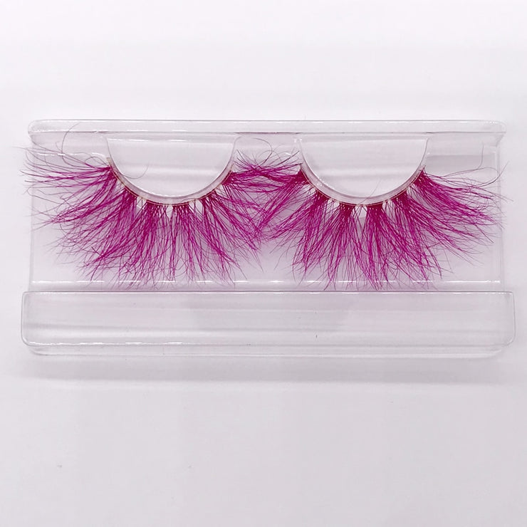 25mm 3D colorful mink lashes