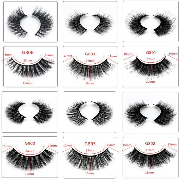 5 Pairs 3D Mink Eyelashes