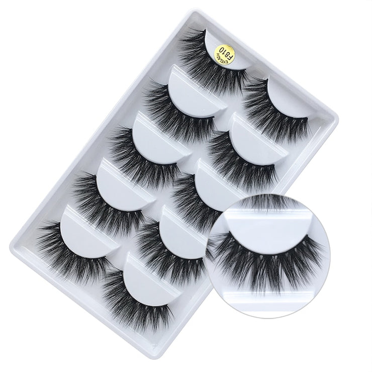 5 Pairs 3D Mink Eyelashes