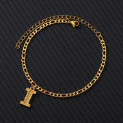 Alphabet Chain Ankle Bracelet