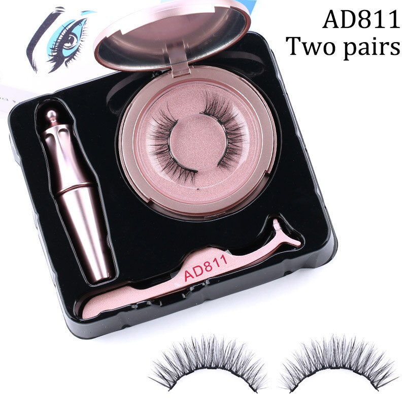 3D Mink Lashes Magnetic Liquid Eyeliner & Tweezer Set