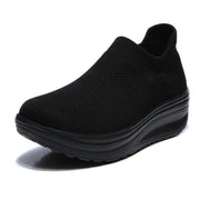 Thick Sole Vulcanized Slip-on Sneakers