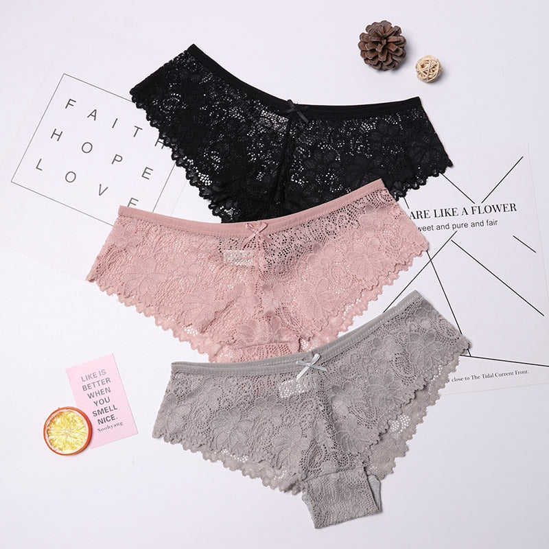 3pc Lace Panties