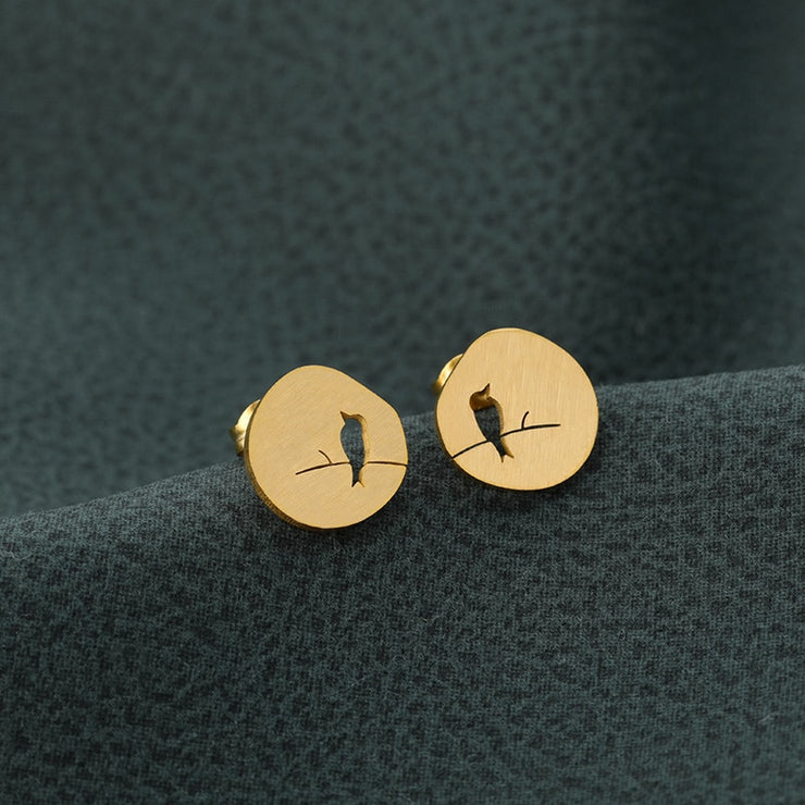 Bird On a Branch Studs Earring