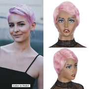 Rebecca Pixie Cut Human Hair Transparent Lace Front Wig