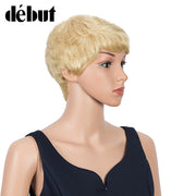 Short Remy Human Hair Wigs