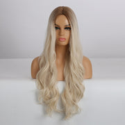 EASIHAIR Long Wavy Blonde Heat Resistant Synthetic Wigs