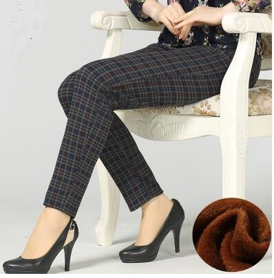 Slim High Waist Stretch Dress Pants