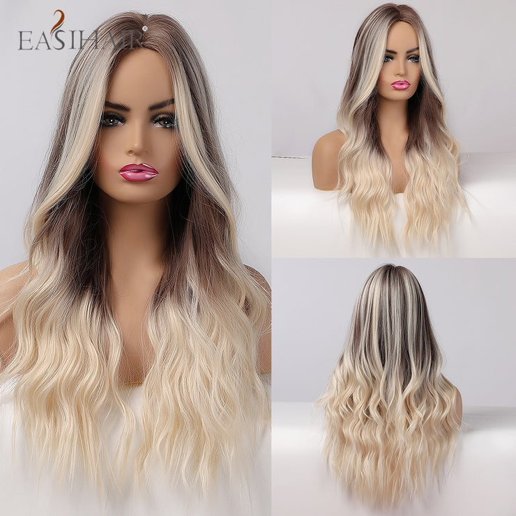 EASIHAIR Wavy Heat Resistant Synthetic Wigs