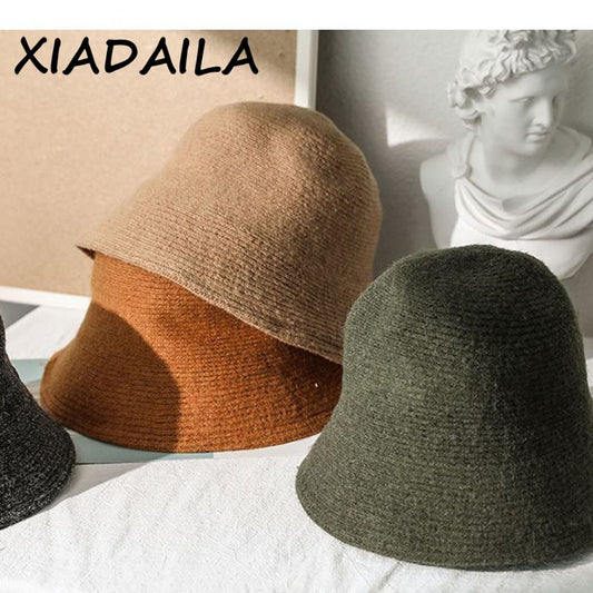 Girls Felt Wool Bucket Hats