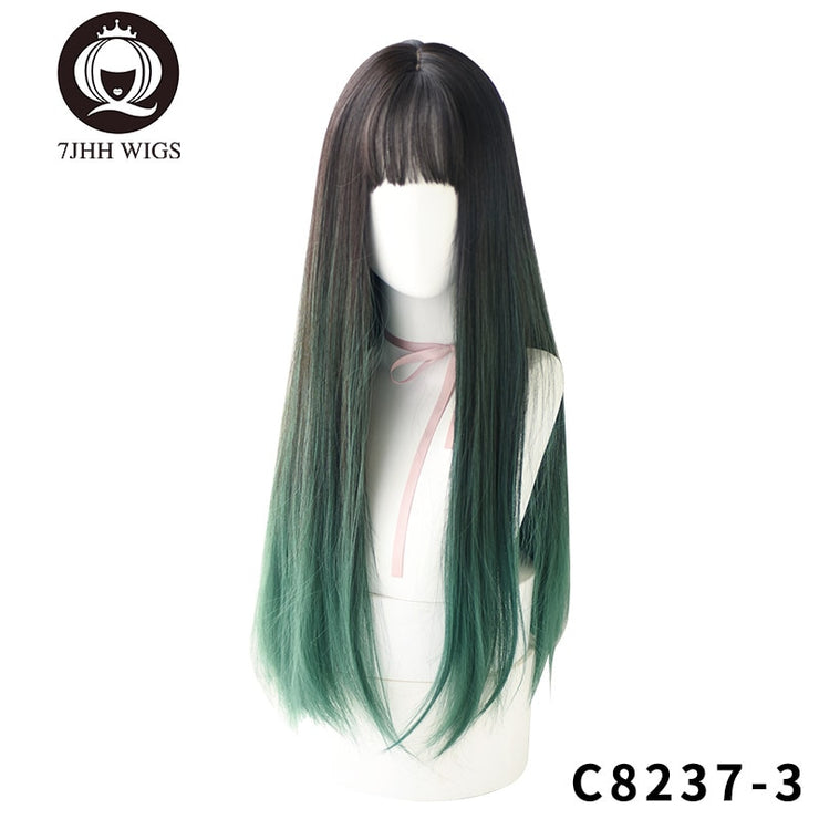 Long Wavy Synthetic Wigs Heat Resistant