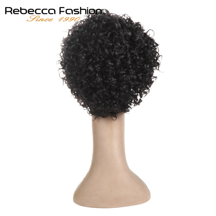 Rebecca Short Loose Curly Human Hair Wigs