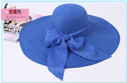 Foldable Big Bow Sun Hat