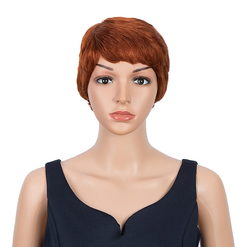 Short Remy Human Hair Wigs