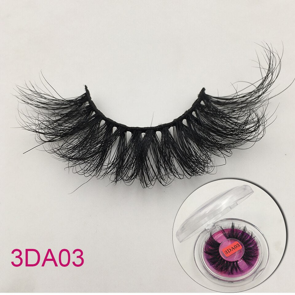 RED SIREN Mink 25mm Fluffy Messy 3D Long Lashes