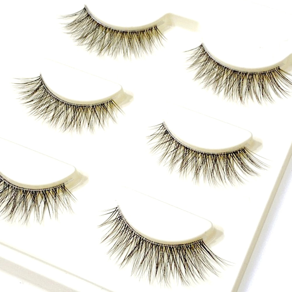 3D Mink Lashes Natural Short Full Strip