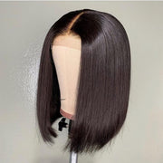 Straight Short Lace Front Human Hair Wigs