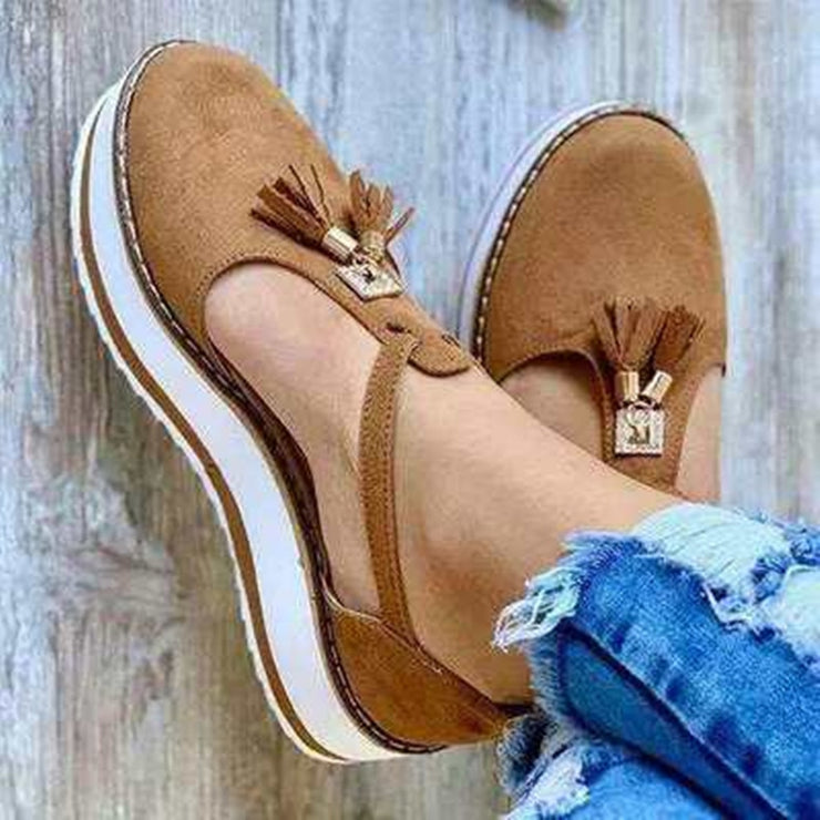 Buckle Strap Thich Flat Sole Sandles