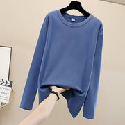 Basic Cotton Long Sleeve Sweater