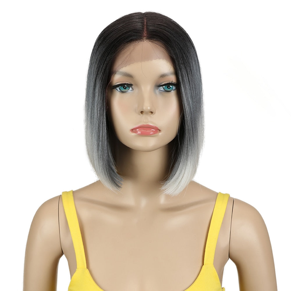 Synthetic Lace Front Bob Wigs