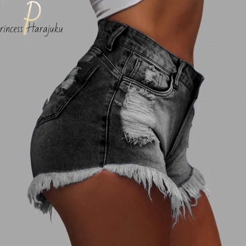 Short High Waist Denim Shorts