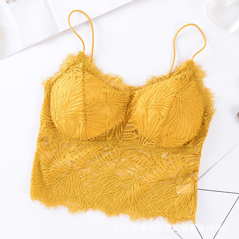 Wire Free Lace Bra Shirt