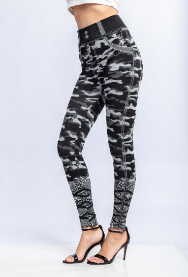 High Waist Camouflage Leggings