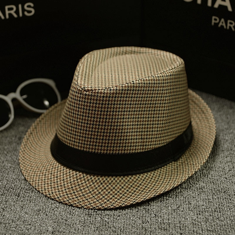 Straw Women British Style Fedoras