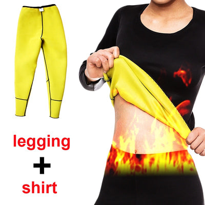 Slimming Pants and Shirts Sports Set