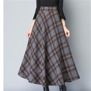 High Waist Wool Maxi Skirts