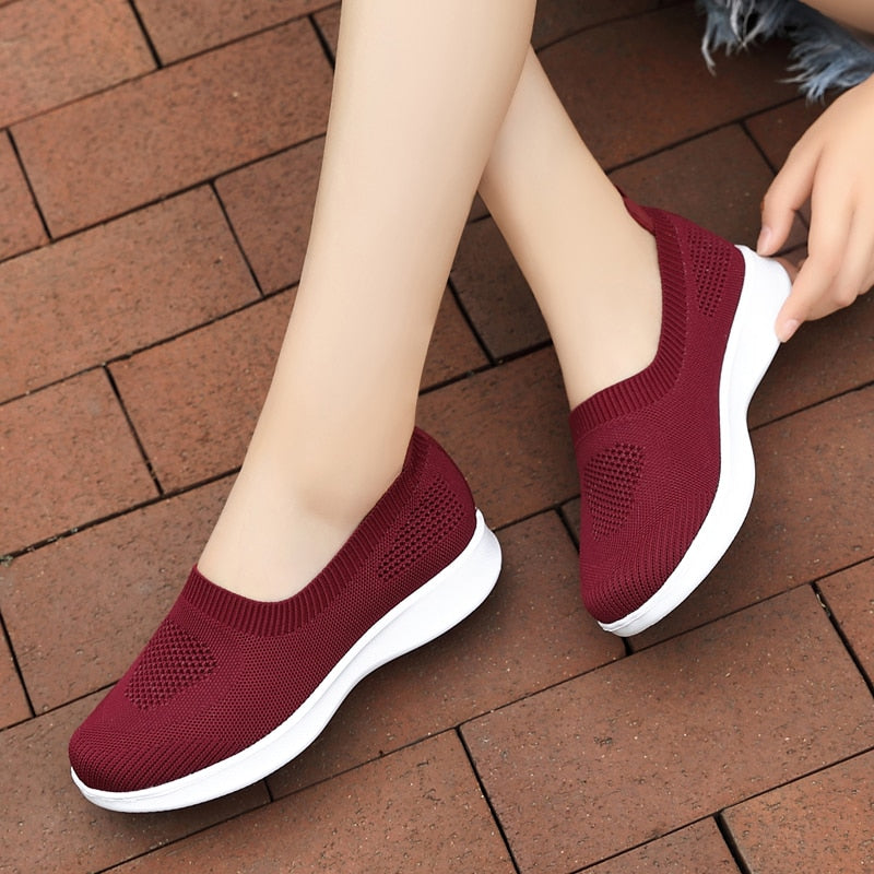 Breathable Mesh Sock Loafers