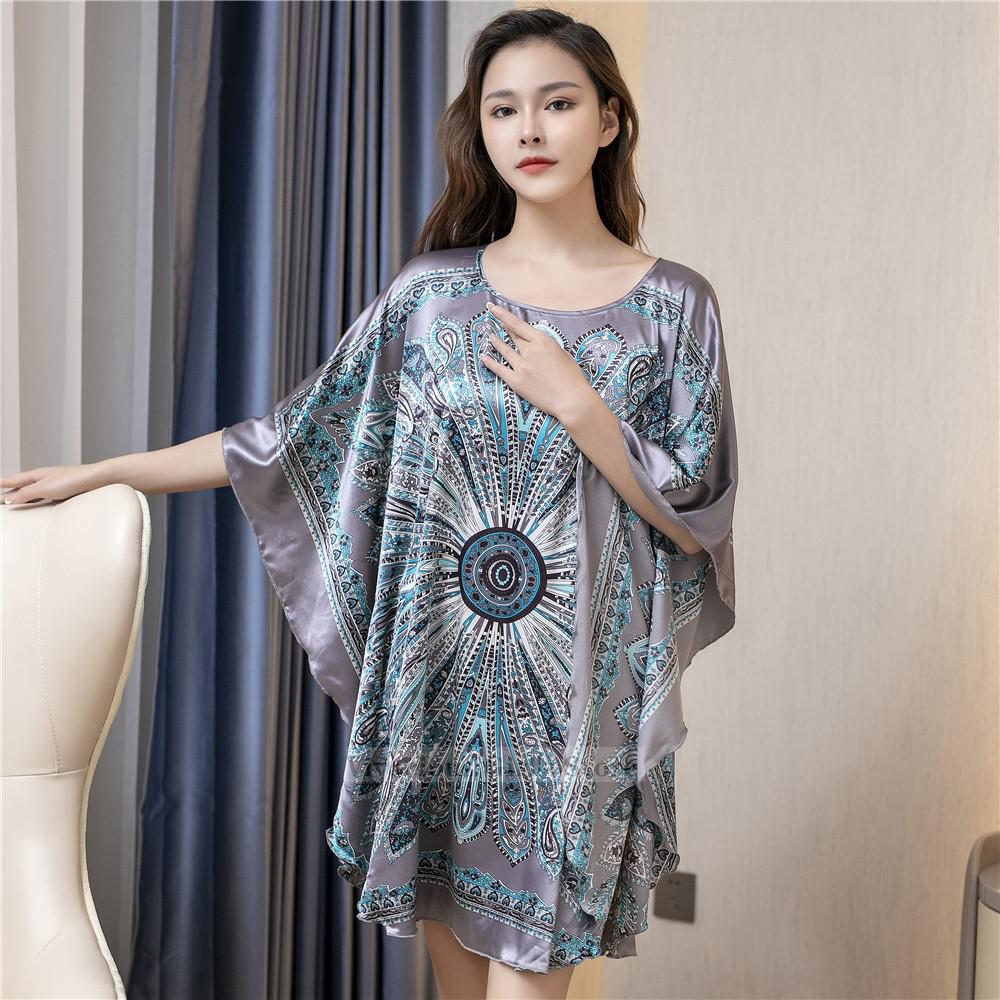 Silk Rayon Loose Gown