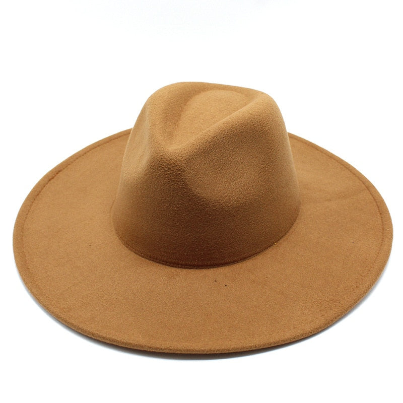 Wool Crushable Classical Wide Brim Fedora