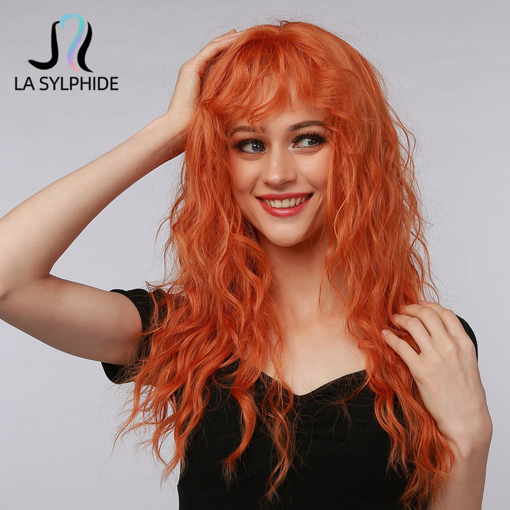 Cosplay Party Wig Long Body Wave Synthetic Heat Resistant